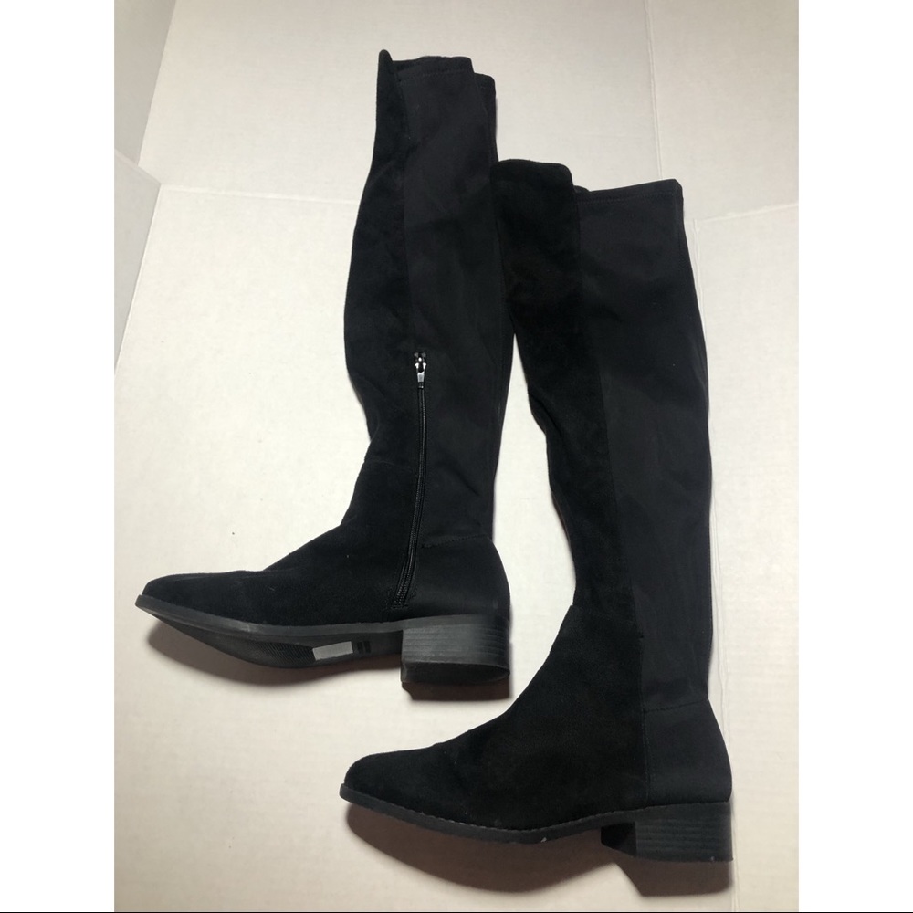 Over the Knee Black Boots